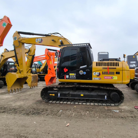 CAT 320D 20 طن حفارة زاحفة مستعملة حفارة كاتربيلر كبيرة مستعملة للبيع