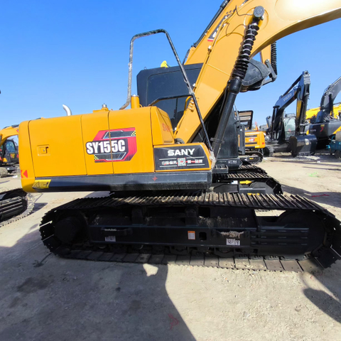 Excavadora mediana usada Sany155 a la venta y de alta calidad