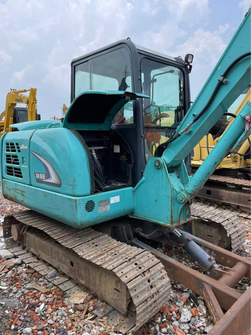 Гусеничный экскаватор Kobelco SK60 с двигателем Yanmar в хорошем состоянии